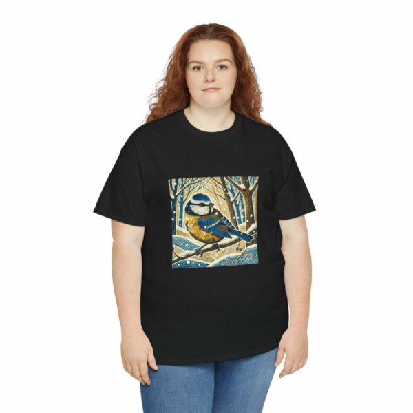 Willow the Blue Tit - Heavy Cotton Tee