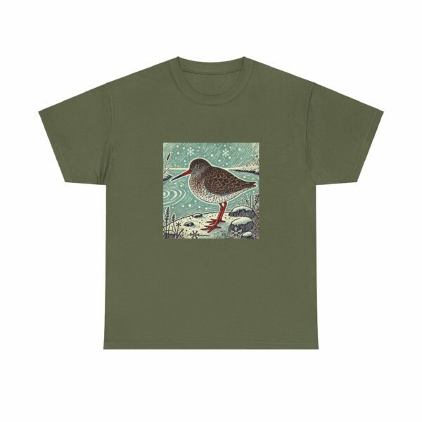 Rusty the Redshank - Heavy Cotton Tee - Image 5