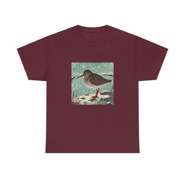 Rusty the Redshank - Heavy Cotton Tee - Image 4