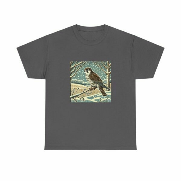 Swift the Peregrine Falcon - Heavy Cotton Tee - Image 7