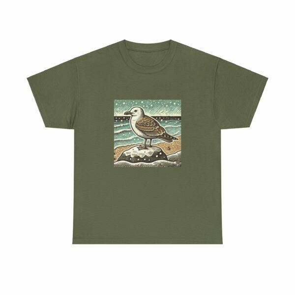 Gulliver the Seagull - Heavy Cotton Tee - Image 5