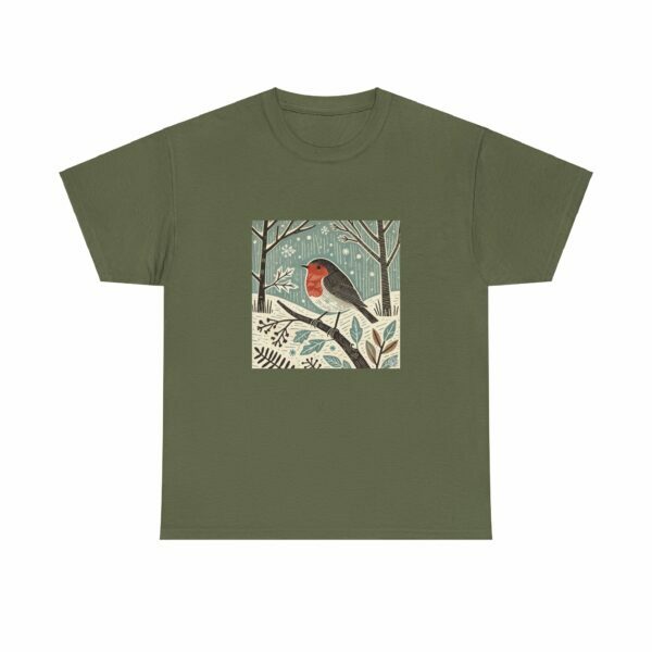 Ruby the Robin - Heavy Cotton Tee - Image 5