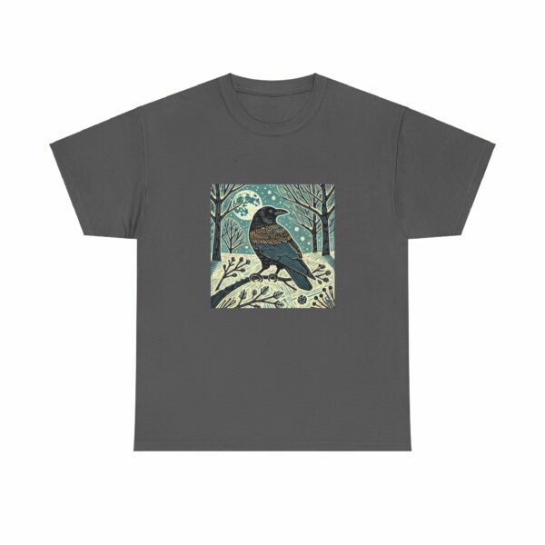 Bran the Raven - Heavy Cotton Tee - Image 7