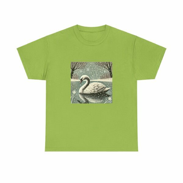 Seren the Swan - Heavy Cotton Tee - Image 6