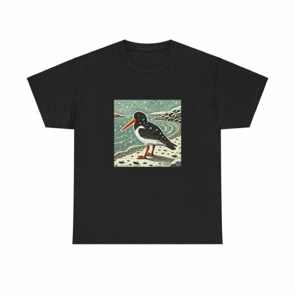Pearl the Oystercatcher - Heavy Cotton Tee - Image 2