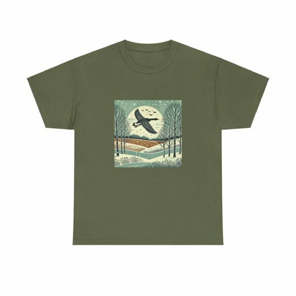 Vee the Goose - Heavy Cotton Tee - Image 5