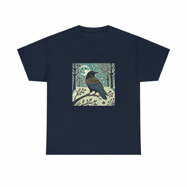 Bran the Raven - Heavy Cotton Tee - Image 8
