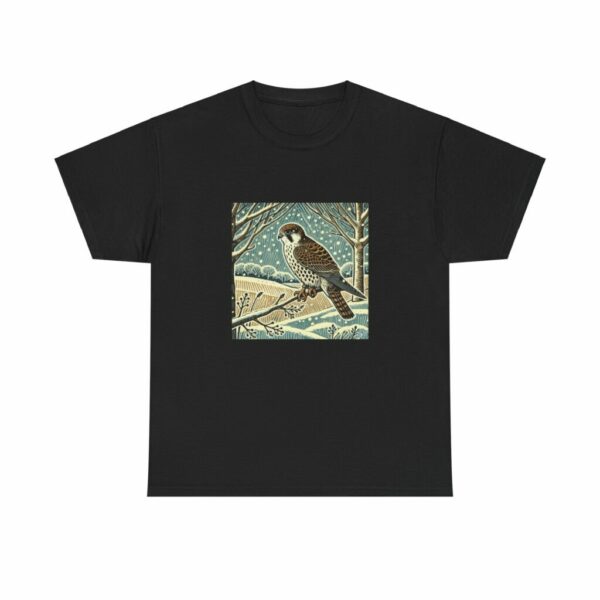 Swift the Peregrine Falcon - Heavy Cotton Tee - Image 2