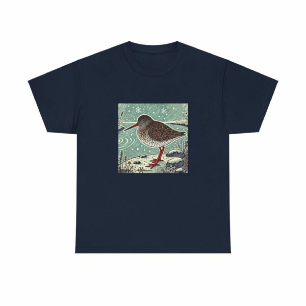 Rusty the Redshank - Heavy Cotton Tee - Image 8
