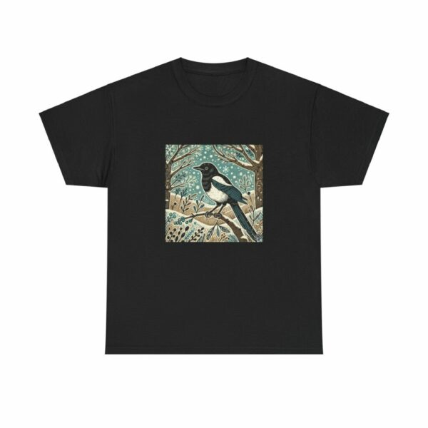 Jet the Magpie - Heavy Cotton Tee - Image 2