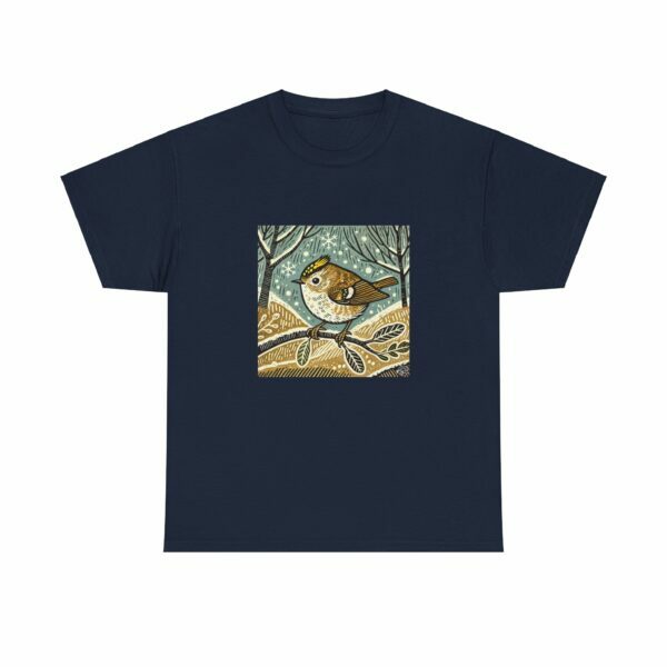Goldie the Goldcrest - Heavy Cotton Tee - Image 8