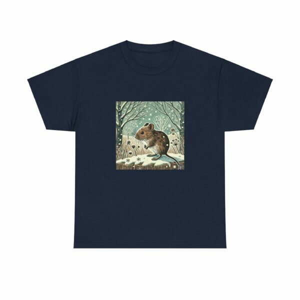 Scamper the Wood Mouse - Heavy Cotton Tee - Image 10