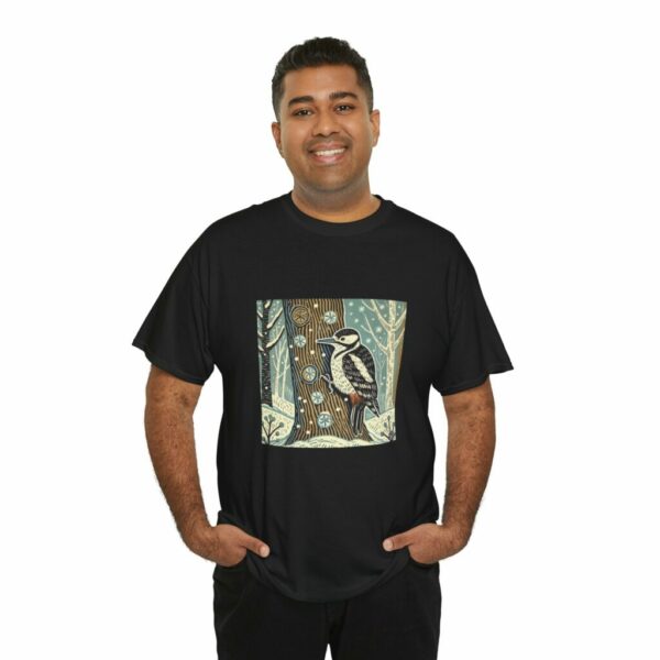 Alder the Woodpecker - Heavy Cotton Tee