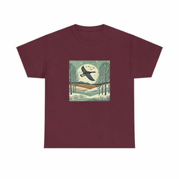 Vee the Goose - Heavy Cotton Tee - Image 4