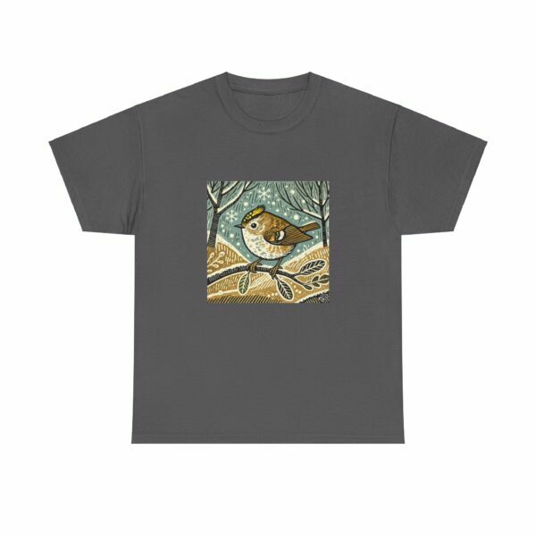 Goldie the Goldcrest - Heavy Cotton Tee - Image 7