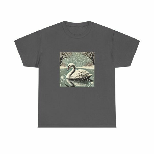 Seren the Swan - Heavy Cotton Tee - Image 7