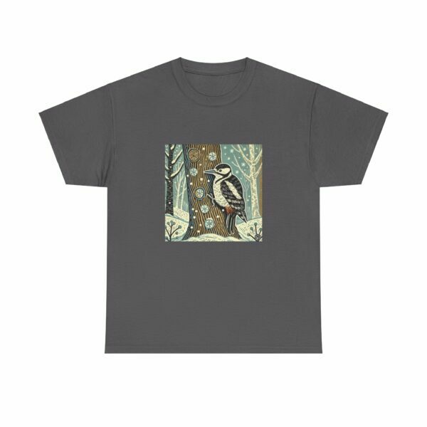 Alder the Woodpecker - Heavy Cotton Tee - Image 7