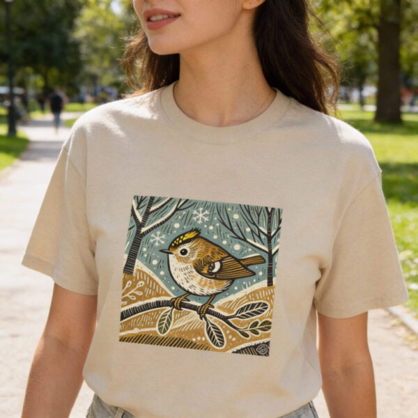 Goldie the Goldcrest - Heavy Cotton Tee