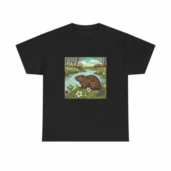 Beaver T-Shirt (Spring+Summer Series) Nature-Inspired Heavy Cotton Tee Outdoor Apparel