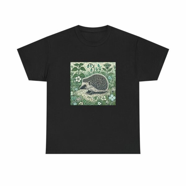 Hedgehog Nature Graphic Tee Spring & Summer Series Heavy Cotton Shirt Outdoor Wear