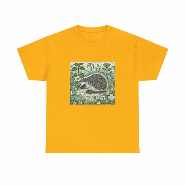 Hedgehog Nature Graphic Tee Spring & Summer Series Heavy Cotton Shirt Outdoor Wear - Image 5