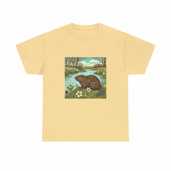 Beaver T-Shirt (Spring+Summer Series) Nature-Inspired Heavy Cotton Tee Outdoor Apparel - Image 6