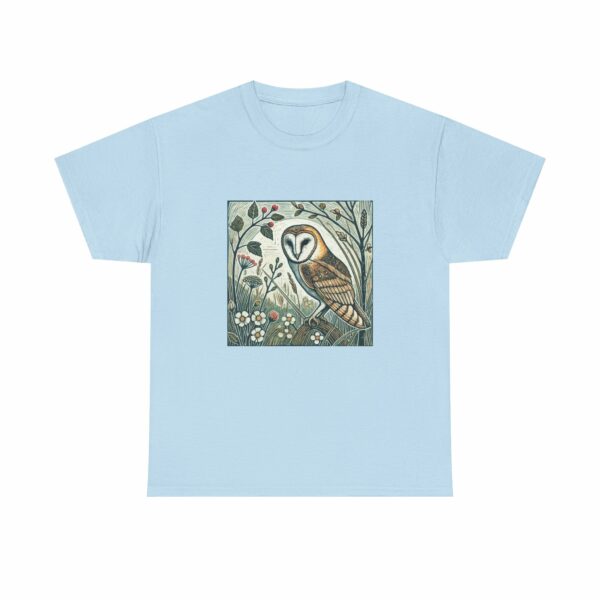 Barn Owl T-Shirt (Spring+Summer Series) Nature-Inspired Outdoor Apparel for Nature Lovers - Image 9