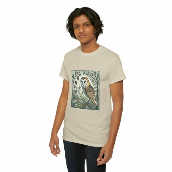 Echo the Barn Owl T-Shirt (Spring+Summer Series) Nature-Inspired Outdoor Apparel for Nature Lovers