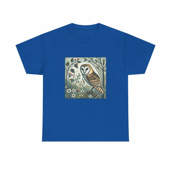 Barn Owl T-Shirt (Spring+Summer Series) Nature-Inspired Outdoor Apparel for Nature Lovers - Image 4