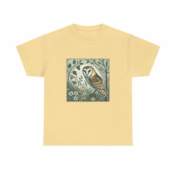 Barn Owl T-Shirt (Spring+Summer Series) Nature-Inspired Outdoor Apparel for Nature Lovers