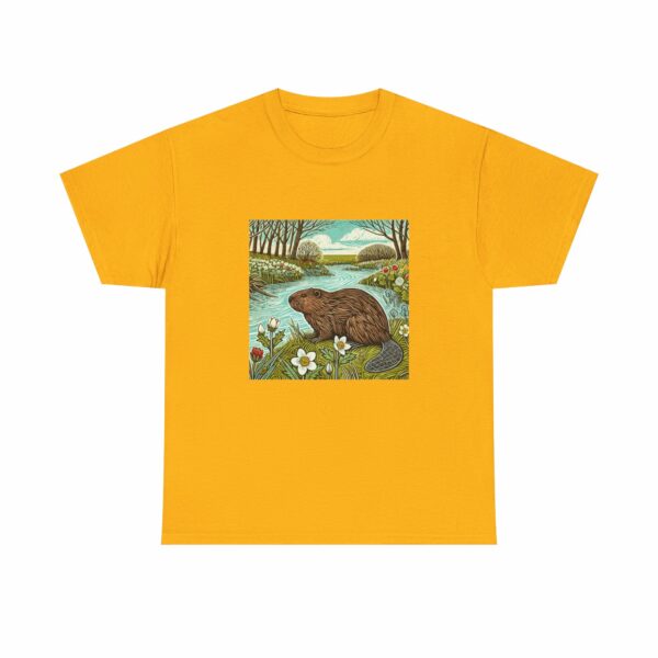 Beaver T-Shirt (Spring+Summer Series) Nature-Inspired Heavy Cotton Tee Outdoor Apparel - Image 5