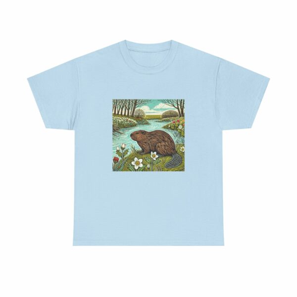 Beaver T-Shirt (Spring+Summer Series) Nature-Inspired Heavy Cotton Tee Outdoor Apparel - Image 10
