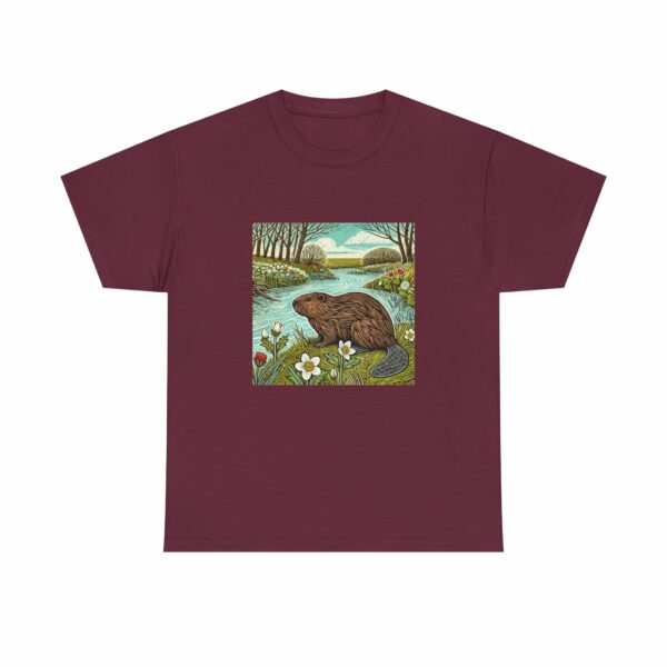 Beaver T-Shirt (Spring+Summer Series) Nature-Inspired Heavy Cotton Tee Outdoor Apparel - Image 11