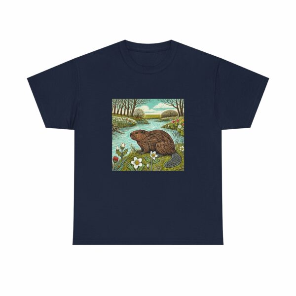 Beaver T-Shirt (Spring+Summer Series) Nature-Inspired Heavy Cotton Tee Outdoor Apparel - Image 12