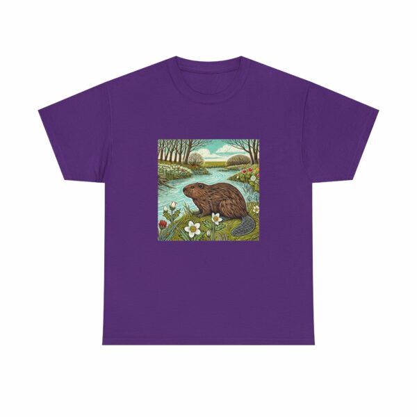 Beaver T-Shirt (Spring+Summer Series) Nature-Inspired Heavy Cotton Tee Outdoor Apparel - Image 13