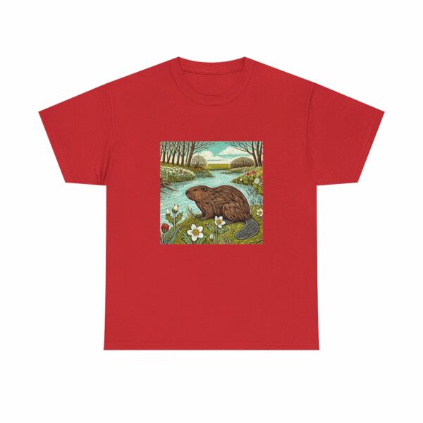 Beaver T-Shirt (Spring+Summer Series) Nature-Inspired Heavy Cotton Tee Outdoor Apparel - Image 14