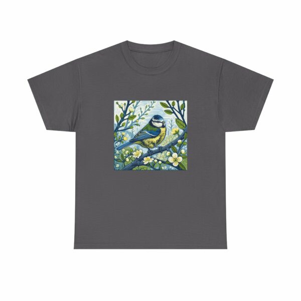 Blue Tit Bird Design (Spring+Summer Series) Nature-Inspired Heavy Cotton Tee Outdoor Apparel - Image 14