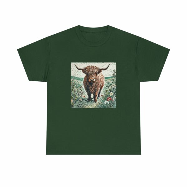 Highland Cow Forest Green