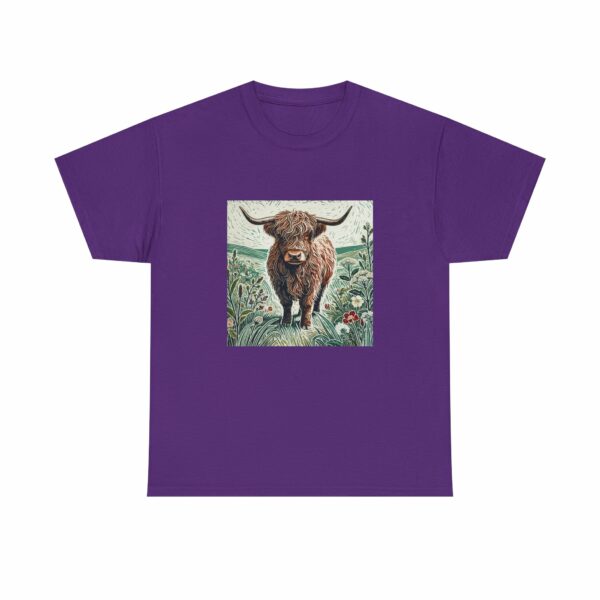 Highland Cow Purple