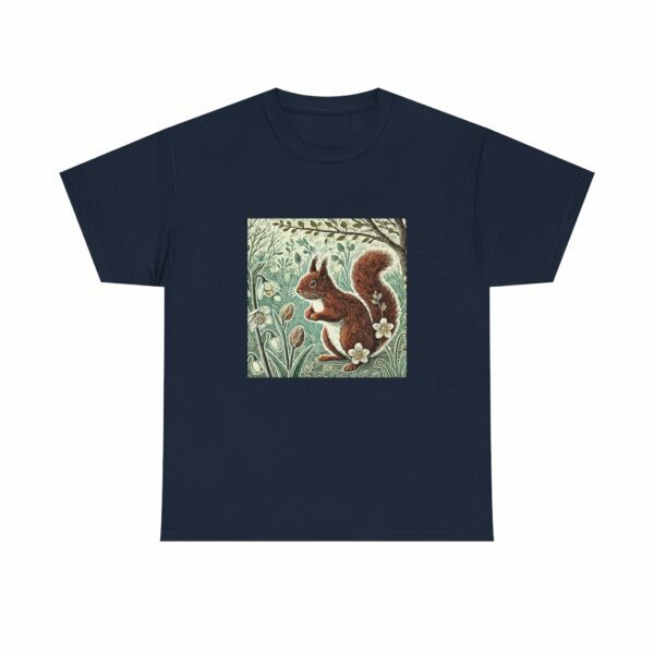 Rowan the Cute Red Squirrel Nature Lover's Cotton Tee – Wildlife Unisex T-Shirt for All Seasons, Gift for Nature Enthusiasts, Eco-Friendly Fashion - Image 7