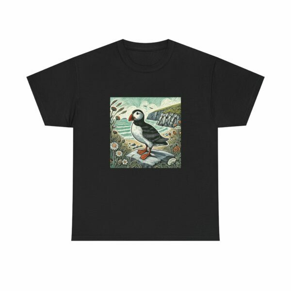 Tully the Puffin Nature-Inspired Tee, Eco-friendly Shirt, Bird Lover Gift, Summer Fashion, Nature Enthusiast Apparel - Image 14