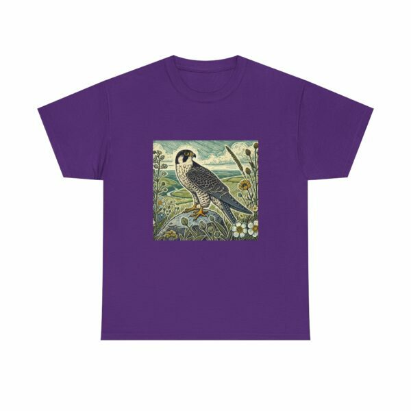 Swift the Peregrine Falcon Bird Tee - Soft Cotton Unisex T-Shirt, Nature Lover Gift, Eco-Friendly Apparel, Bohemian Style, Casual Wear - Image 14