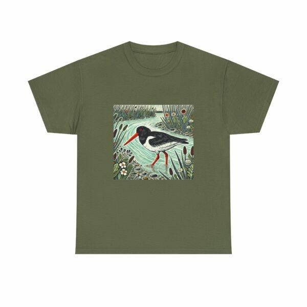 Pearl the Oyster Catcher Nature-Inspired Unisex Tee, Bird Graphic Shirt, Nature Lover Gift, Casual Wear, Eco-Friendly Fashion, Wildlife Art T-Shirt - Image 4