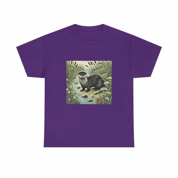 Selkie the Shetland Otter Nature Tee | Cute Animal Shirt, Gift for Animal Lovers, Eco-Friendly Fashion, Unisex Graphic Tee, Wildlife Conservation - Image 13