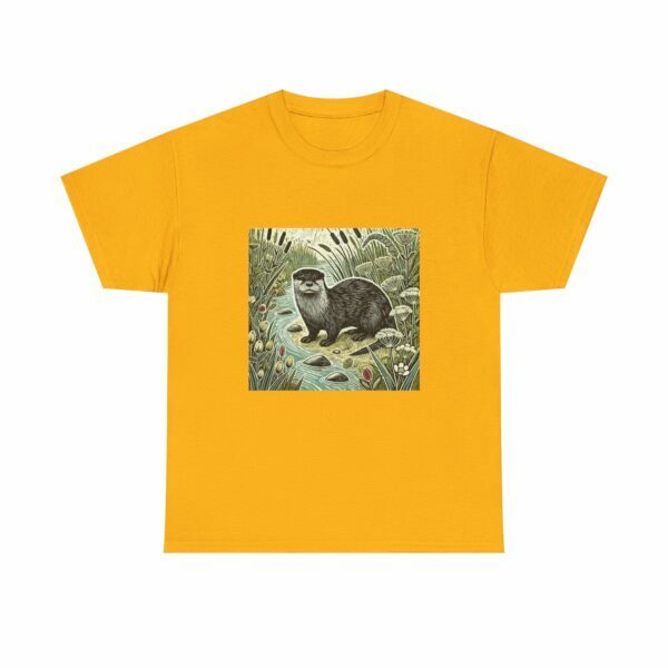Selkie the Shetland Otter Nature Tee | Cute Animal Shirt, Gift for Animal Lovers, Eco-Friendly Fashion, Unisex Graphic Tee, Wildlife Conservation - Image 4