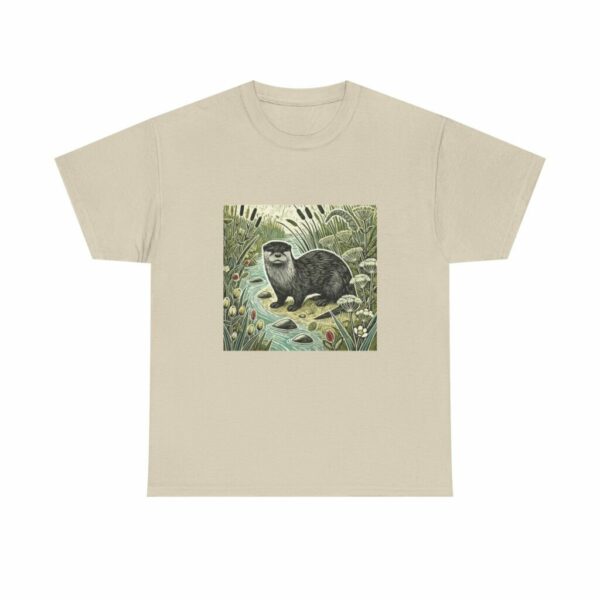Selkie the Shetland Otter Nature Tee | Cute Animal Shirt, Gift for Animal Lovers, Eco-Friendly Fashion, Unisex Graphic Tee, Wildlife Conservation
