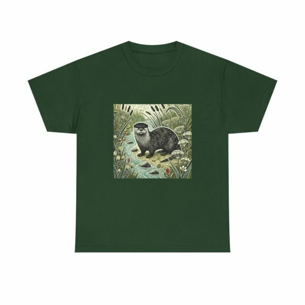 Selkie the Shetland Otter Nature Tee | Cute Animal Shirt, Gift for Animal Lovers, Eco-Friendly Fashion, Unisex Graphic Tee, Wildlife Conservation - Image 8