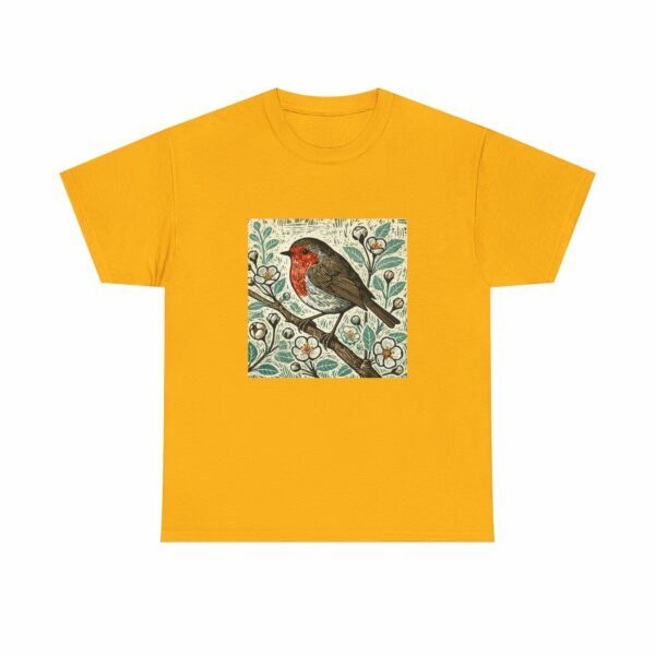Ruby the Robin Bird Graphic Tee, Nature Lover Shirt, Unisex T-Shirt, Eco-Friendly Cotton Top, Gift for Birdwatchers, Casual Wear - Image 15