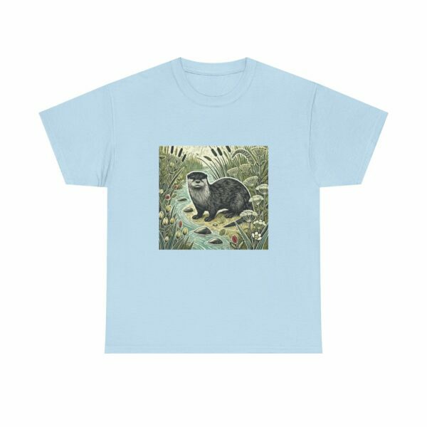 Selkie the Shetland Otter Nature Tee | Cute Animal Shirt, Gift for Animal Lovers, Eco-Friendly Fashion, Unisex Graphic Tee, Wildlife Conservation - Image 9