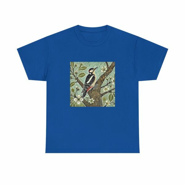 Alder the Woodpecker Bird Graphic Tee, Nature Lover Shirt, Unisex Casual T-Shirt, Gift for Bird Enthusiasts, Eco-Friendly Apparel - Image 11